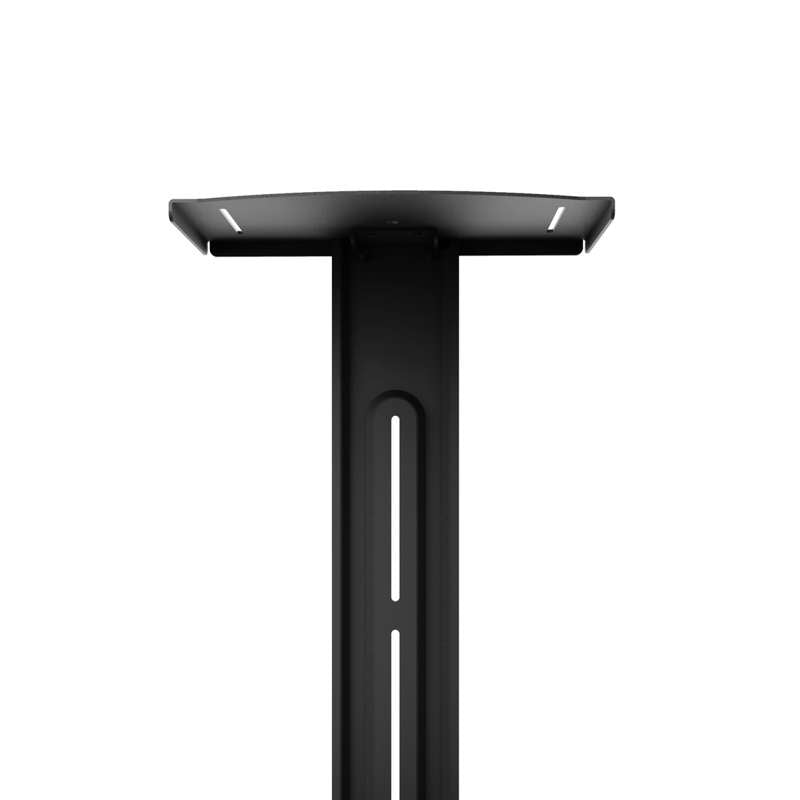 Kanto Rolling TV Stand for 37-inch to 65-inch TVs and Interactive Displays - Black