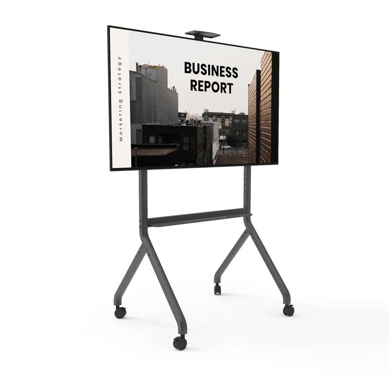 Kanto Heavy Duty Height Adjustable Rolling TV Stand for 55" - 100" Screens