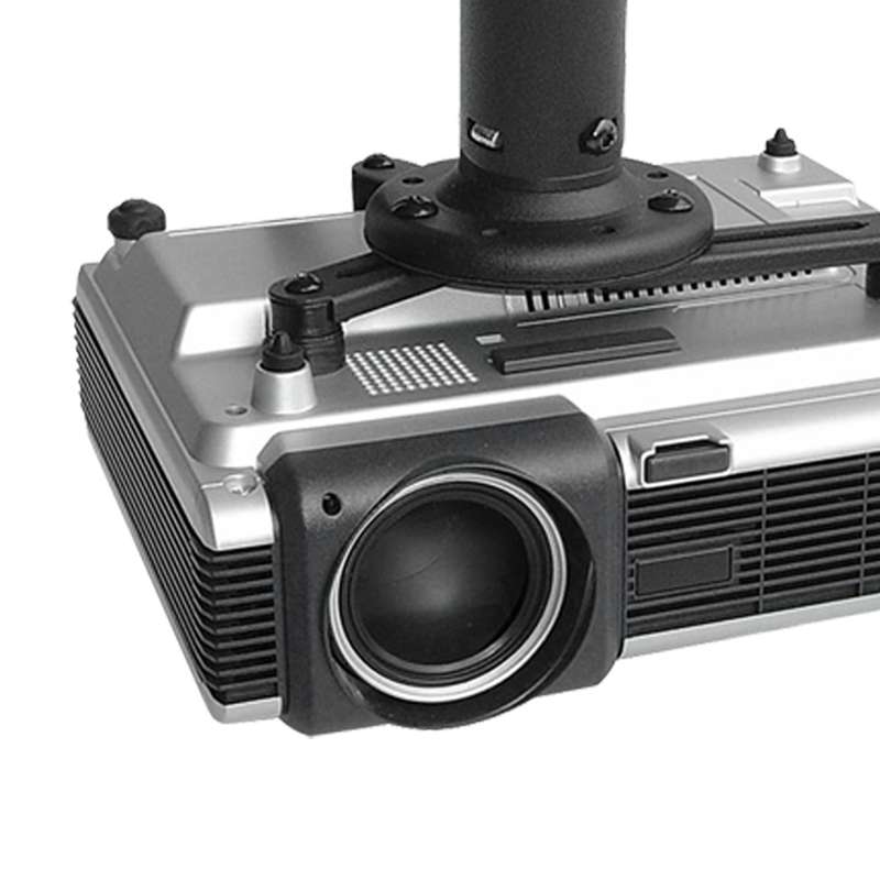 Kanto Universal Projector Mount for sloped ceilings (15-inch to 18-inch extension) - Black