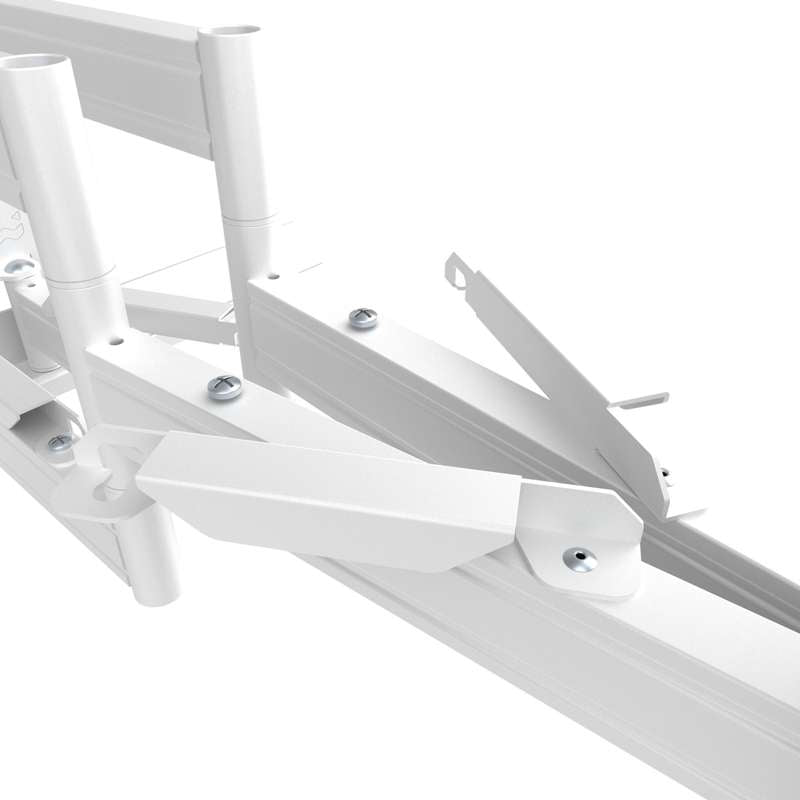 Kanto Full Motion TV Wall Mount for 37-inch to 75-inch TVs - White