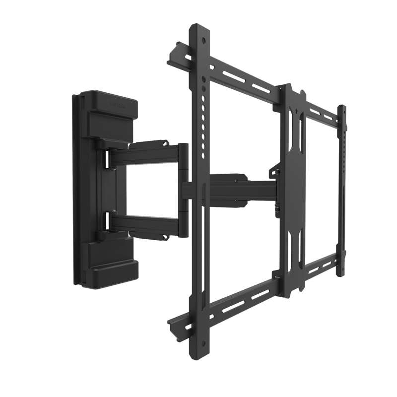 Kanto No Drill Column and Pillar TV Mount for 37" to 75" TVs -  Black