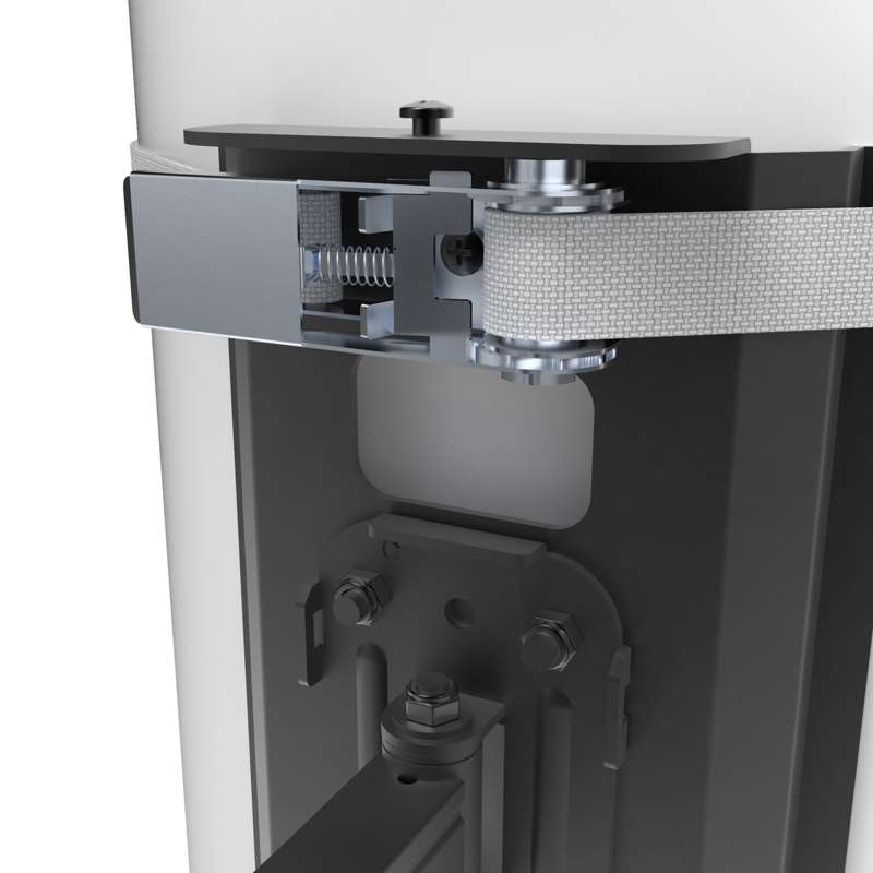 Kanto No Drill Column and Pillar TV Mount for 37" to 75" TVs -  Black