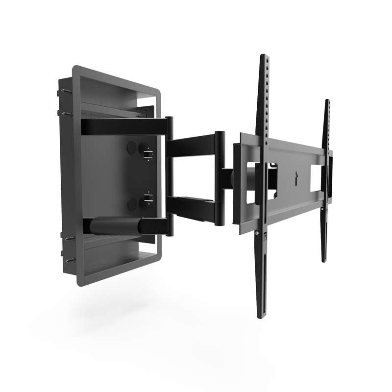 Kanto Recessed In-Wall Full Motion TV Mount for 46-inch to 80-inch TVs
