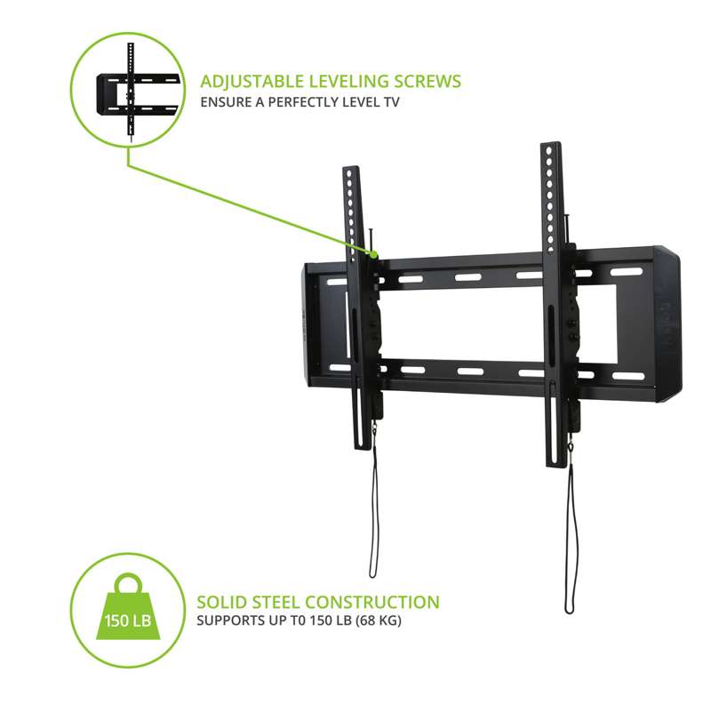 Kanto Tilting TV Mount for 37-inch to 70-inch TVs - Black