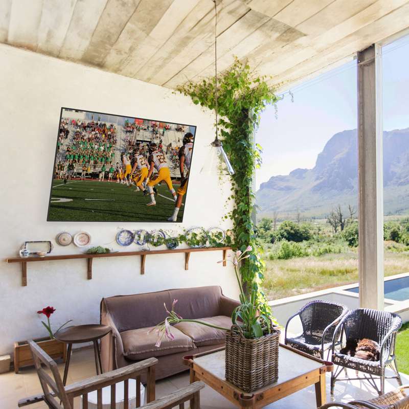 Kanto Extendable Tilting Outdoor Weatherproof Locking TV Wall Mount for 45" to 100" TVs