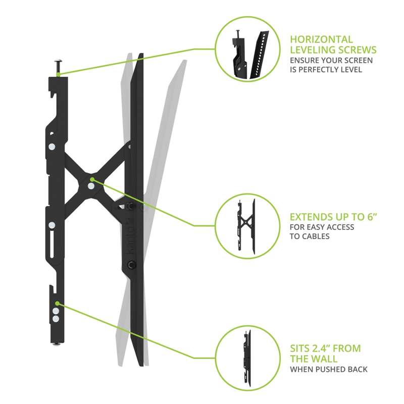 Kanto Extend and Tilting TV Wall Mount for 43" - 90" TVs