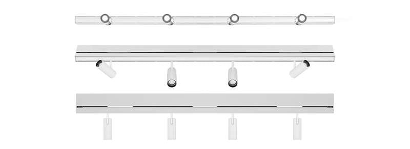 Kscape RAIL Track Ready 48V Lighting and Audio System, White
