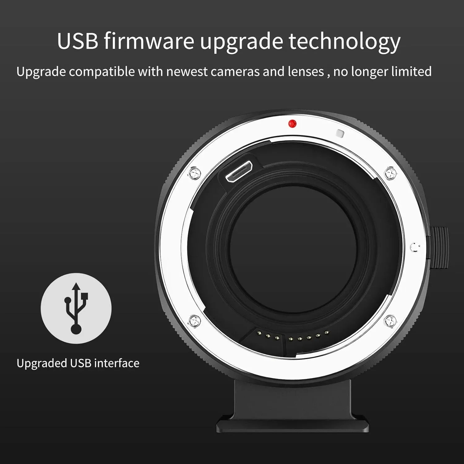 K&F Concept Auto Focus Lens Mount Adapter Ring EF/EF-S to FX Electronic Lens Adapter
