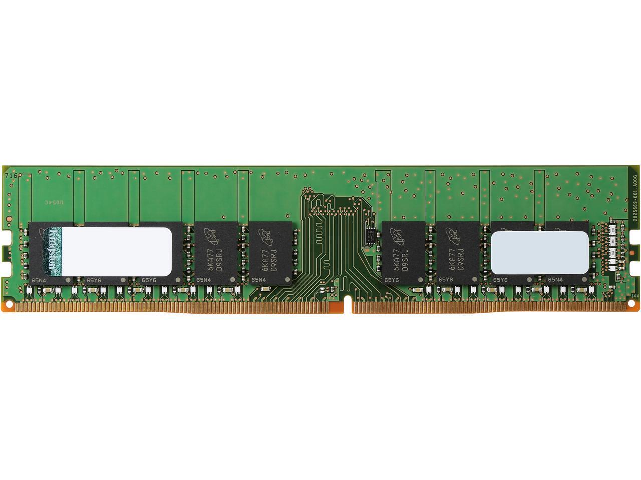 Kingston Technology ValueRAM Memoria de escritorio ECC CL17 DIMM 2Rx8 DDR4 de 16 GB y 2400 MHz (KVR24E17D8/16)