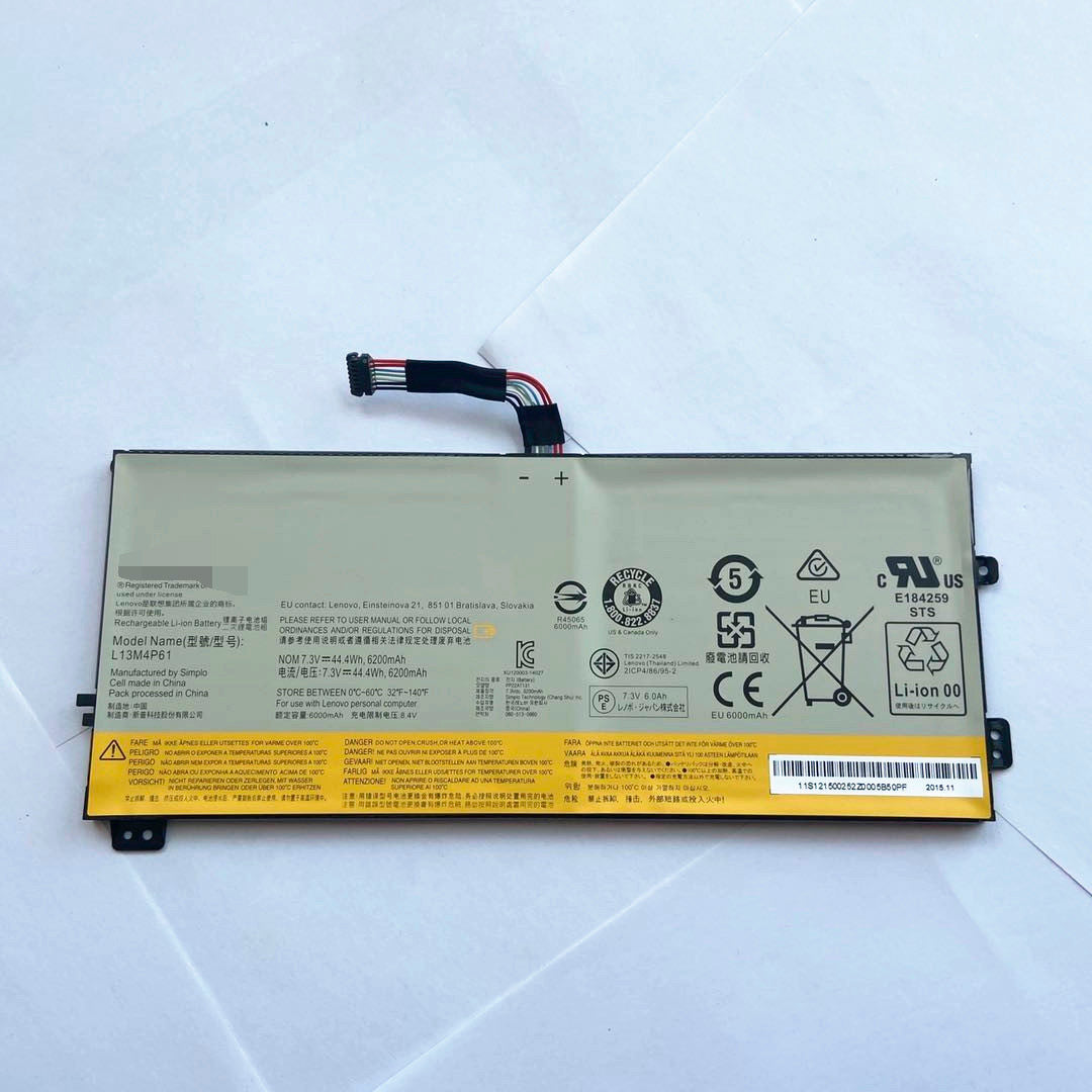 Lenovo  L13L4P61 L13M4P61 L13S4P61 Flex 2 Pro 15 Replacement Battery