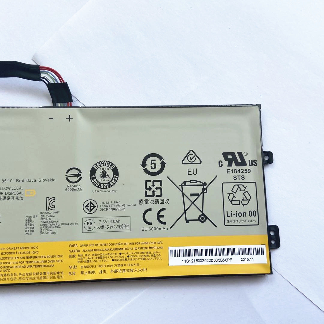 Lenovo  L13L4P61 L13M4P61 L13S4P61 Flex 2 Pro 15 Replacement Battery
