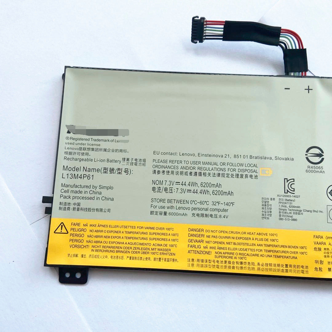 Lenovo  L13L4P61 L13M4P61 L13S4P61 Flex 2 Pro 15 Replacement Battery