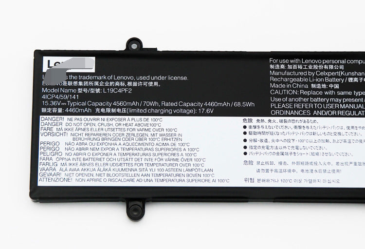 L19C4PF2 Battery For Lenovo L19M4PF2 Yoga Slim 7 15IMH05 82AB000CHH Laptop