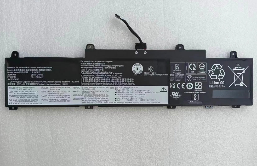 L21M3PG1 Battery For Lenovo L21L3PG1 5B11F21942 L21D3PG1 ThinkPad L14 Gen 3