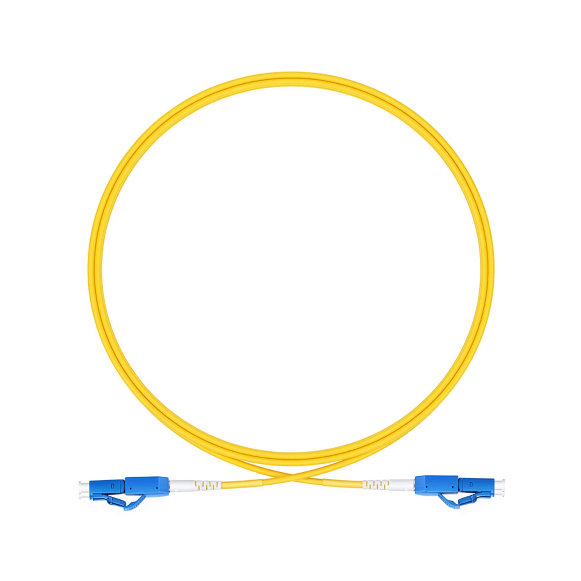 NSComm LC UPC to LC UPC Duplex Standard Clip Uniboot Single Mode Fiber Patch Cable, 2.0mm OFNR
