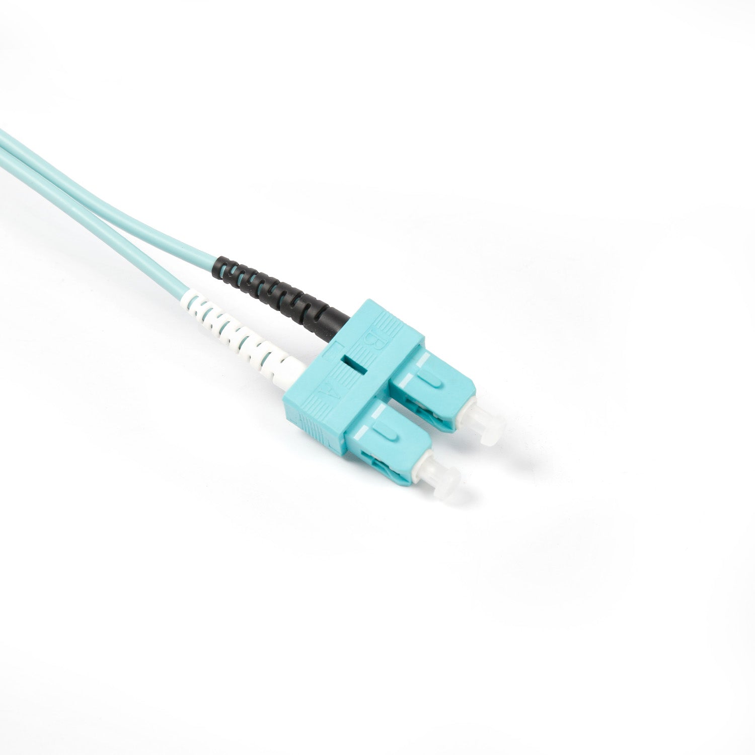 NSComm LC UPC to SC UPC Duplex Multimode(OM4) Fiber Patch Cable, 2 Fibers, 2.0mm OFNR