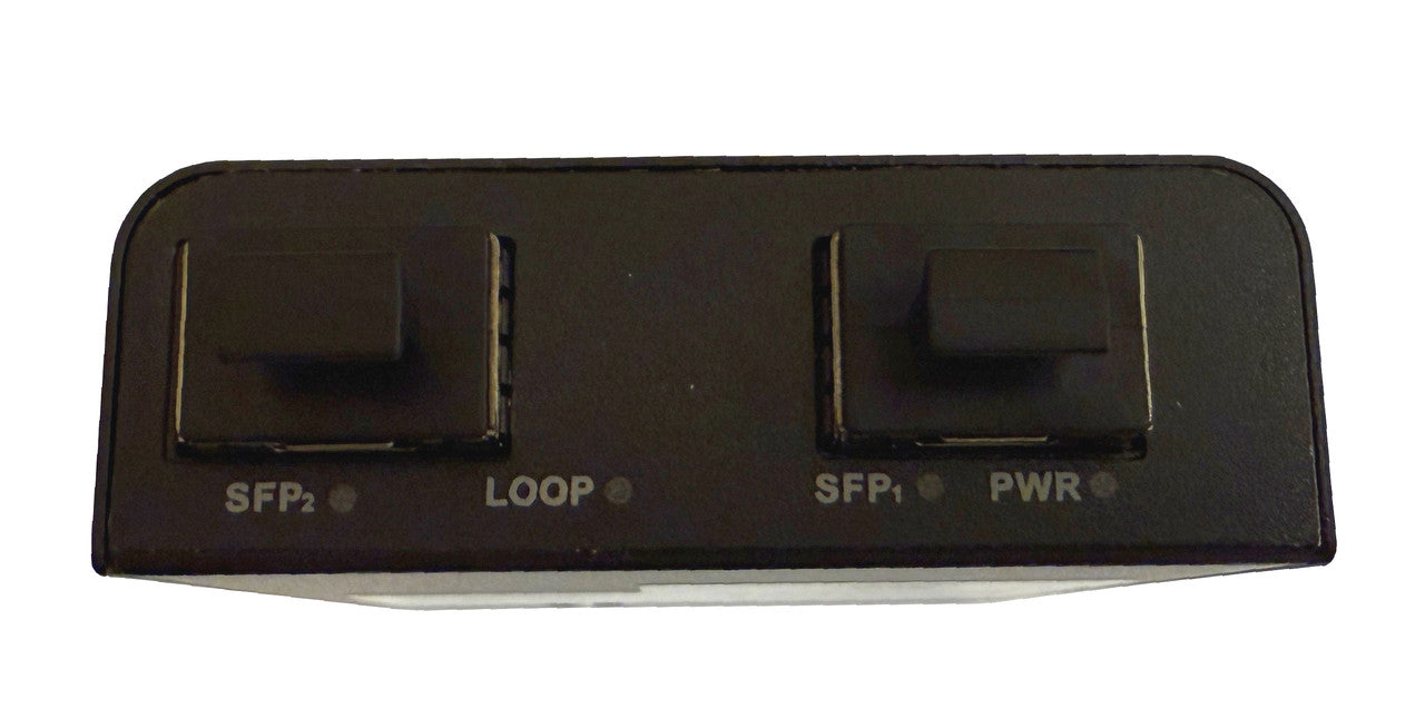 LFC-10G-SS multi-rate 1G/2.5G/5G/10G SFP+ to SFP+ slot 3R OEO fiber media converter