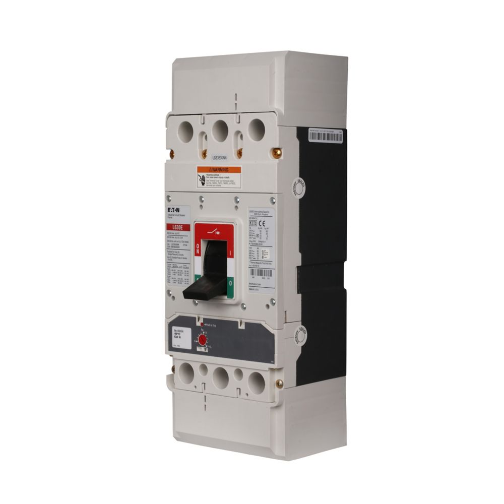 Eaton LGE3600FAG Series G 600A 3-Pole Molded Case Circuit Breaker for Industrial Power Distribution