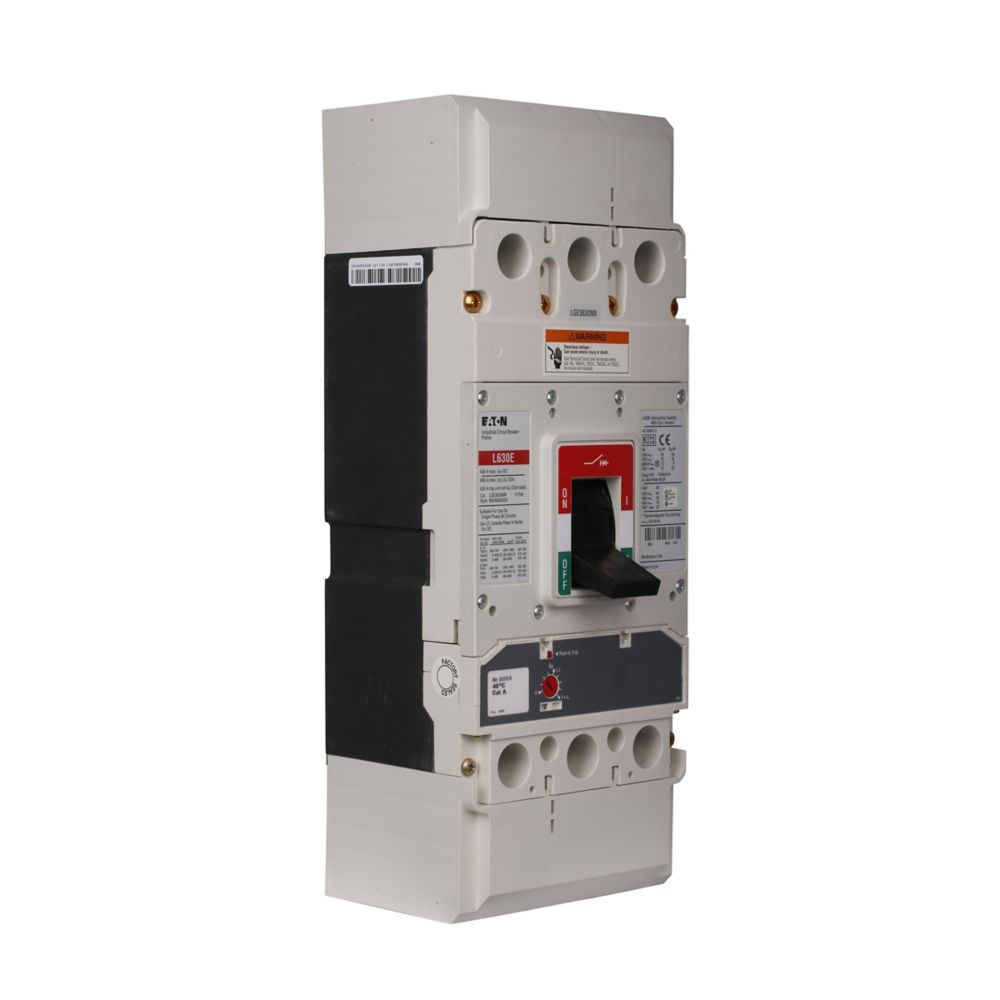 Eaton LGE3600FAG Series G 600A 3-Pole Molded Case Circuit Breaker for Industrial Power Distribution