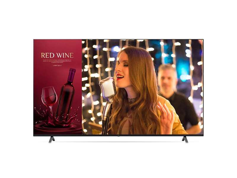 LG Electronics 43" UR640S Series UHD Signage TV with Slim Depth, LG SuperSign CMS, and Embedded Content & Group Management