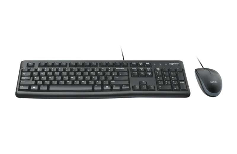 Logitech MK120 Corded Keyboard and Mouse Combo