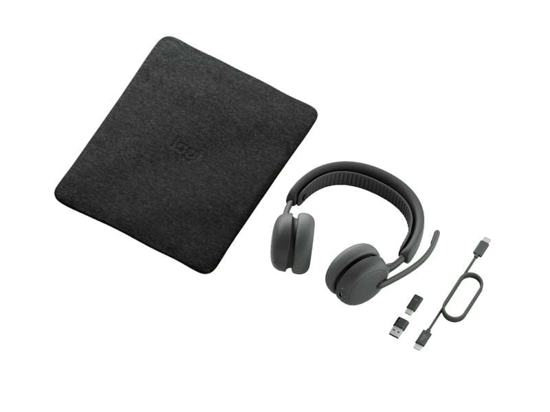 Logitech Zone Wireless 2 ES for Business Wireless Headset - UC version w/receiver, Graphite