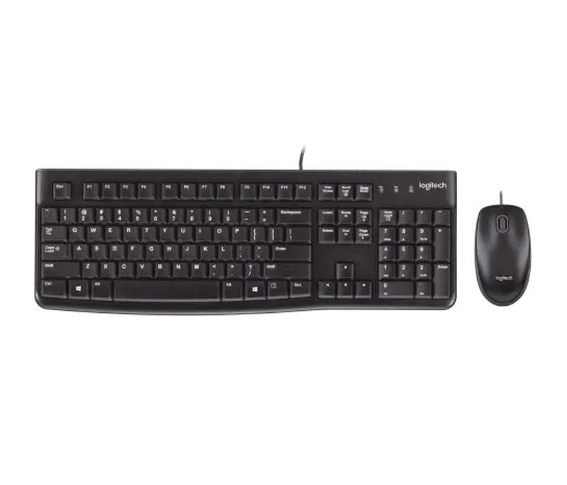 Logitech Value Bundle - MK120 Keyboard & Mouse, Brio 105 Webcam, and H570e Headset