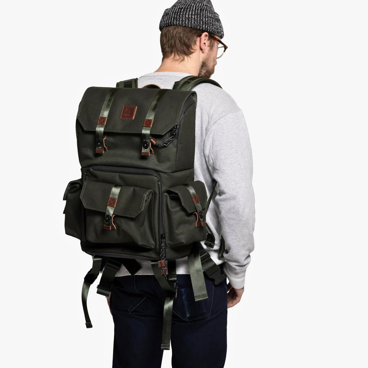 Langly Alpha Globetrotter Camera Backpack (Forest Green)
