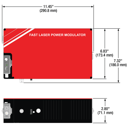 TH-OM6ENH - Fast Laser Power Modulator, 700 - 1350 nm, >2500:1 Contrast, 8-32 Taps