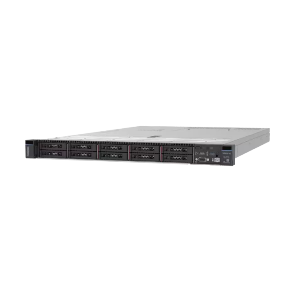 Lenovo ThinkSystem SR635 AMD 14x NVMe 1U Server, 1 x AMD EPYC 7443, 8 x 64GB RAM, 5 x 7.68TB NVMe SSD, 2 x 480GB SATA SSD, 2 x 1100W PSU - REFURBISHED