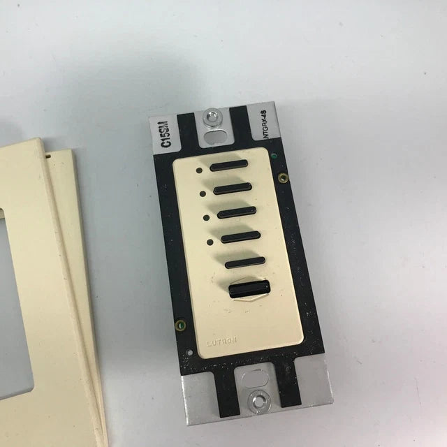 Lutron NTGRX-4S-BI 4-Scene Wallstation with Raise/Lower and Off for Grafik Eye Systems