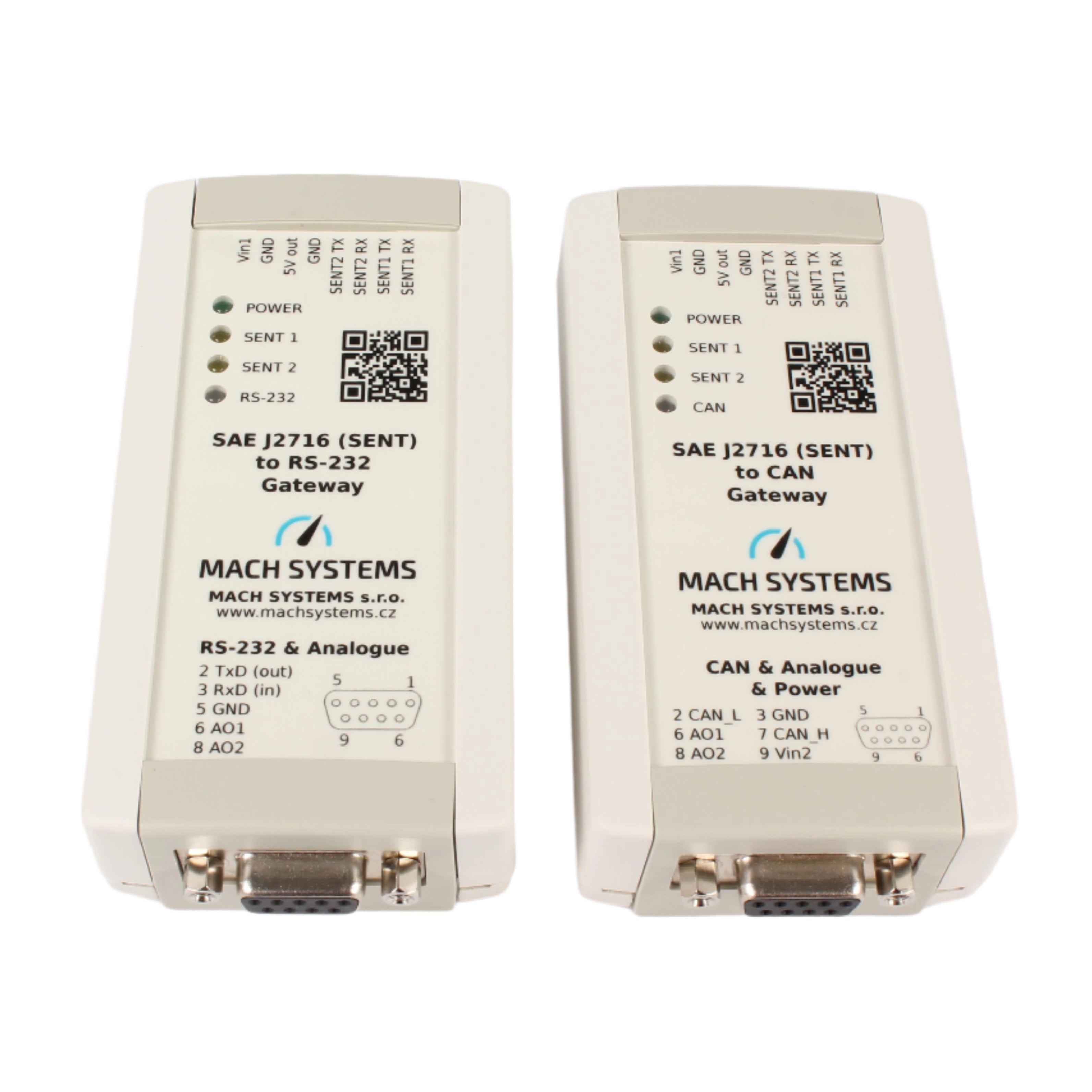 SAE J2716 (SENT) to RS232 Gateway