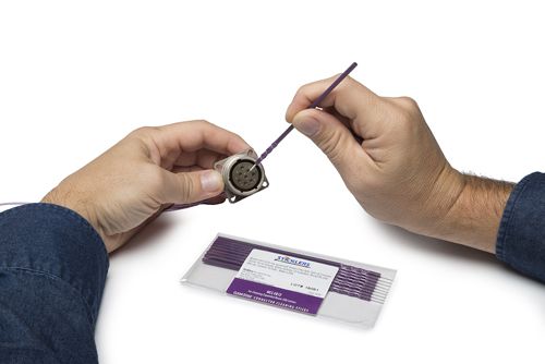 Sticklers MCC-EB12 CleanStixx Swabs for Expanded Beam, PURPLE 50/Box