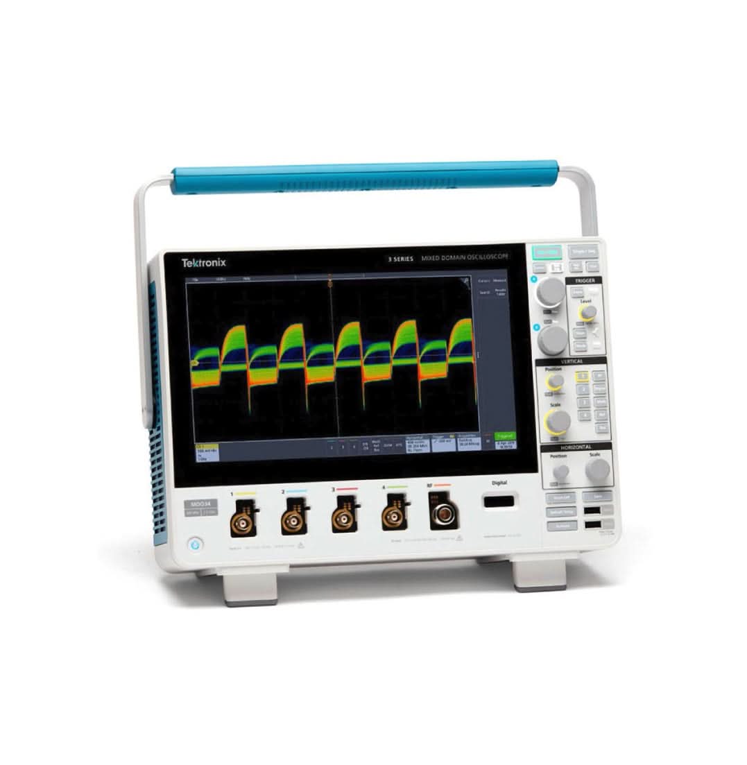 Tektronix MDO34/3-BW-1000 3 Series 1GHz 11.6"TFT Domain Oscilloscope