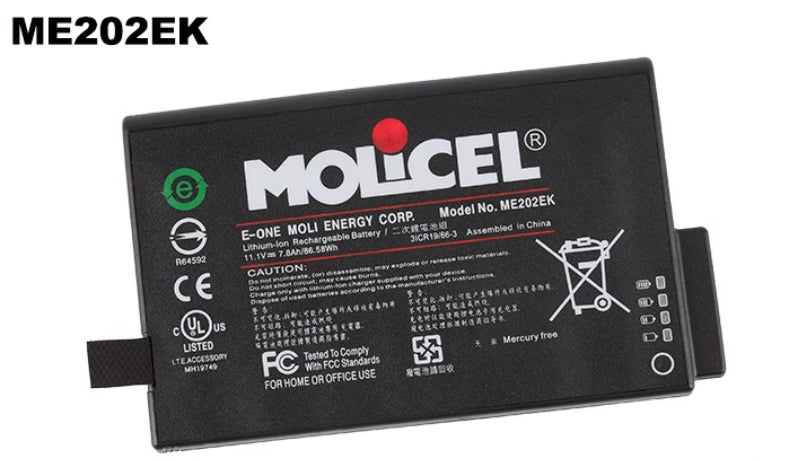 ME202 ME202C ME202EK Battery for Philips Molicel VM3 VM4 VM6 VM8 VS2 VS3 VS4 Portable Patient Monitor