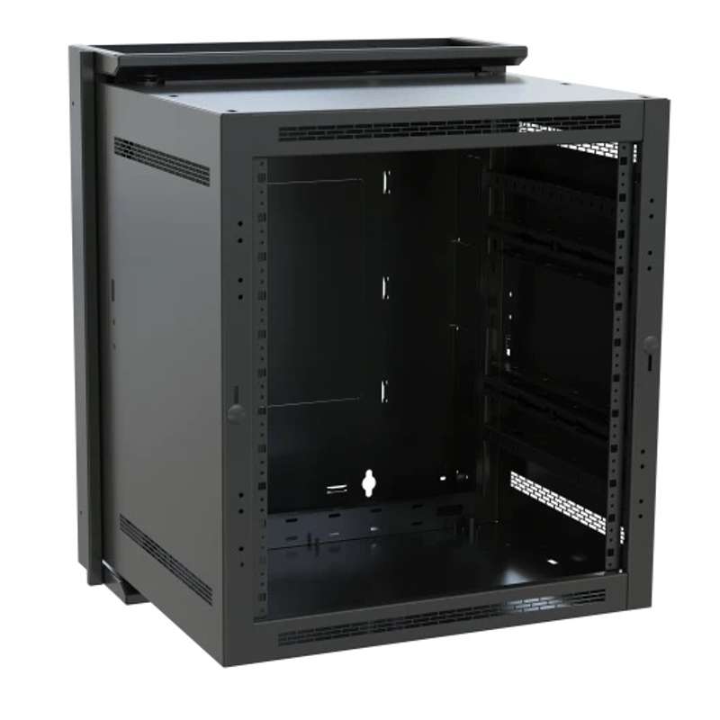 Middle Atlantic DWR Series Pivoting Wall Rack, 12 Rack Units, 22in Depth
