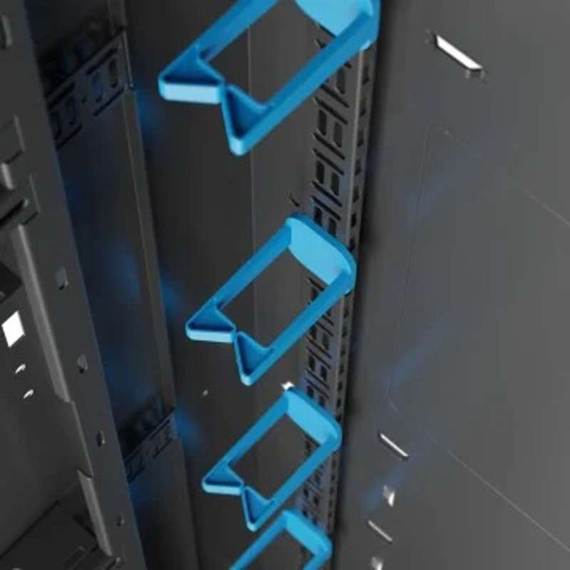 Middle Atlantic DWR Series Pivoting Wall Rack, 18 Rack Units, 22in Depth