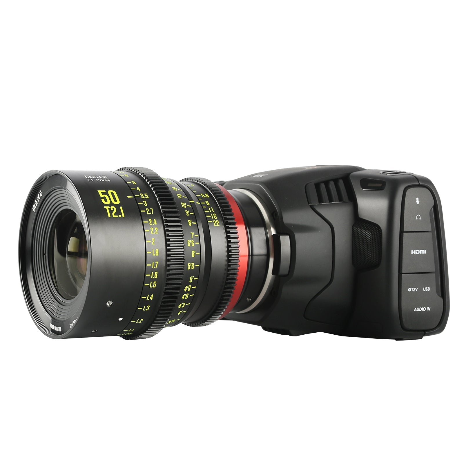 Meike Cinema Full Frame Cinema Prime 50mm T2.1 Lens (EF Mount)