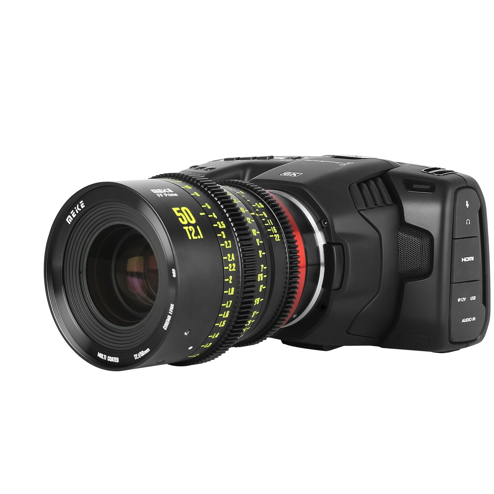 Meike Cinema Full Frame Cinema Prime 50mm T2.1 Lens (EF Mount)