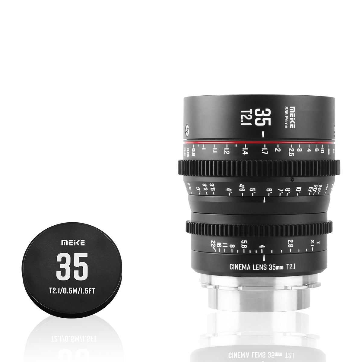 Meike Cinema Super35 Cinema Prime 35mm T2.1 Lens (PL Mount)