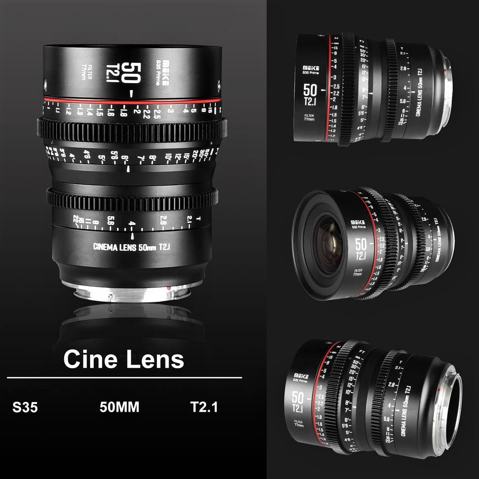 Meike Cinema Super35 50mm T2.1 Lens (EF Mount)