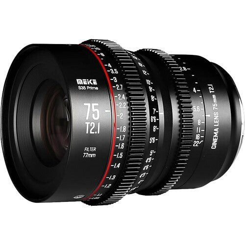 Meike Cinema Super35 Cinema Prime 75mm T2.1 Lens (EF Mount)