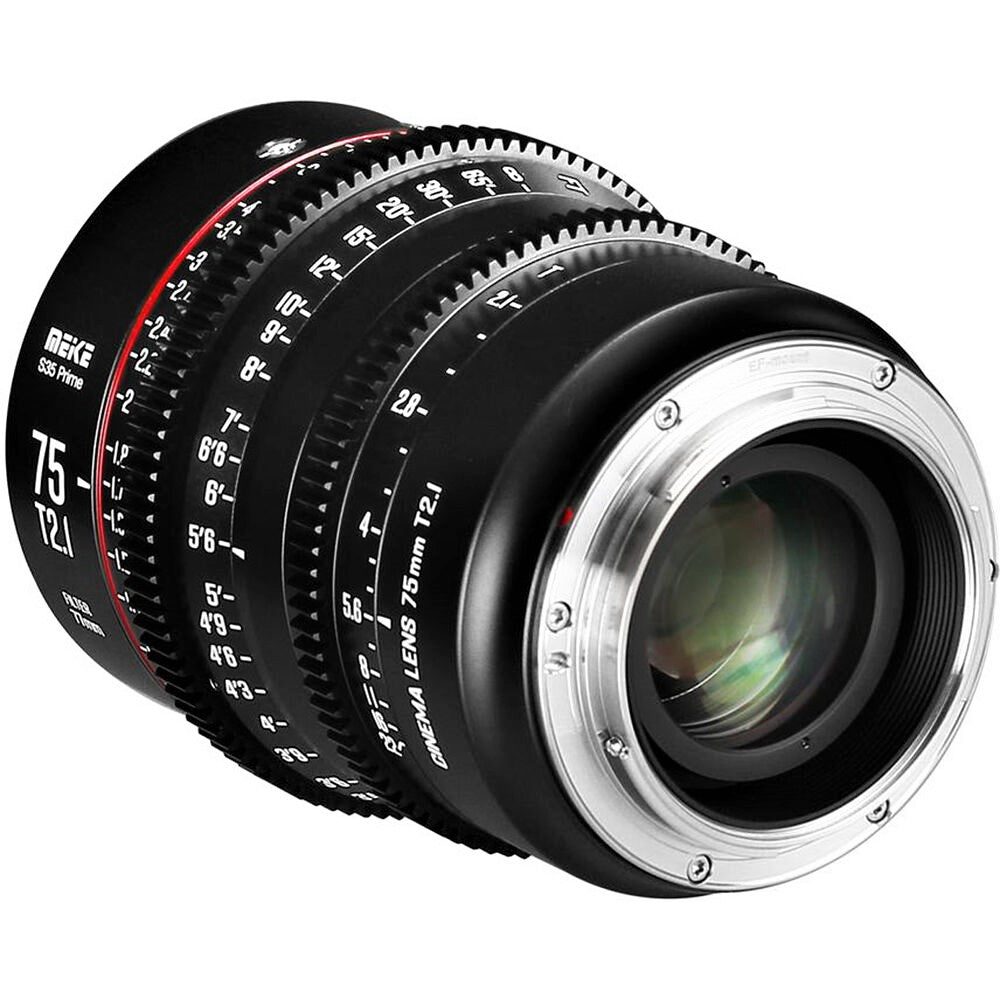 Meike Cinema Super35 Cinema Prime 75mm T2.1 Lens (PL Mount)
