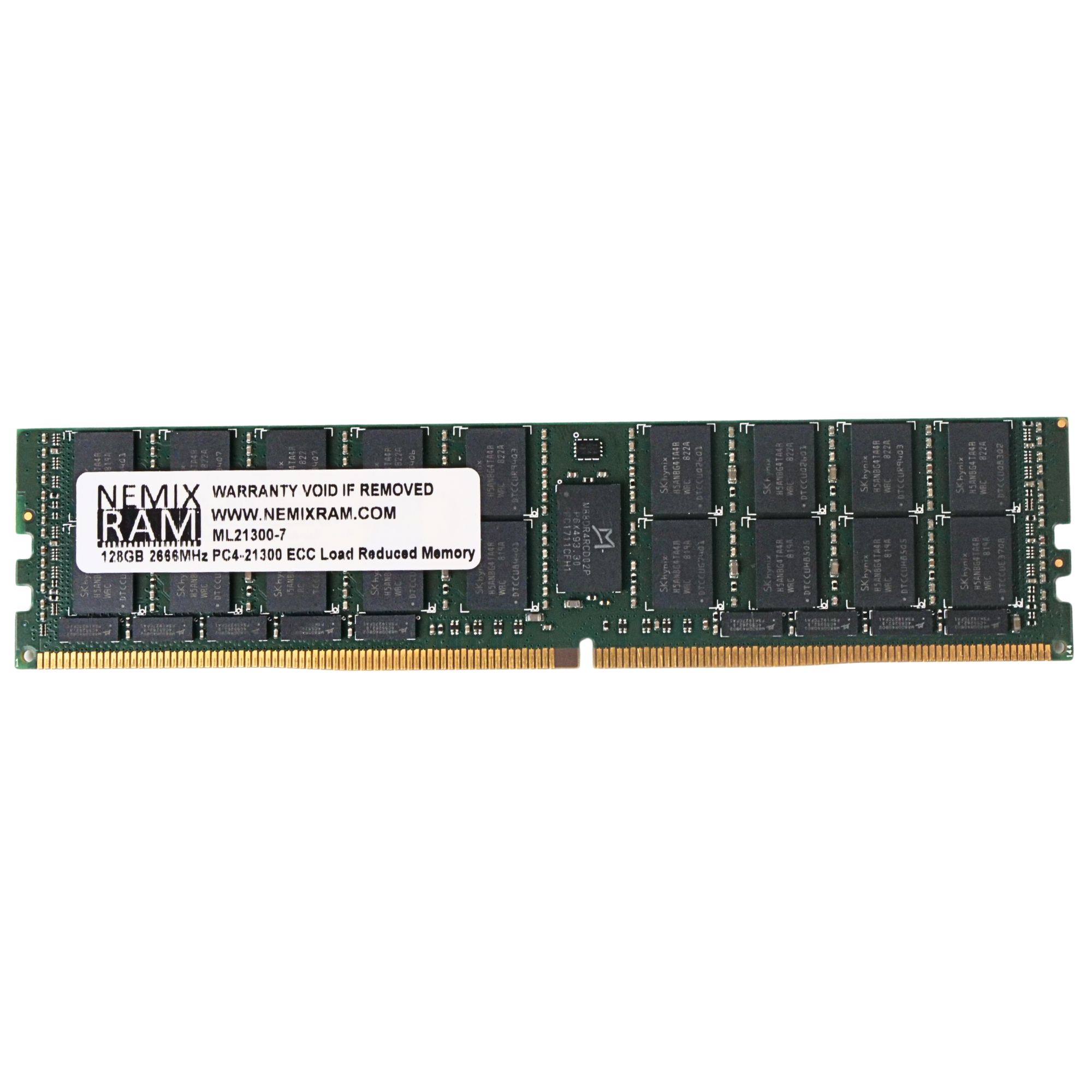 NEMIX RAM ML21300 128GB 8Rx4 DDR4 2666MHz LRDIMM ECC Server RAM (PC4-21300) Seller Refurbished