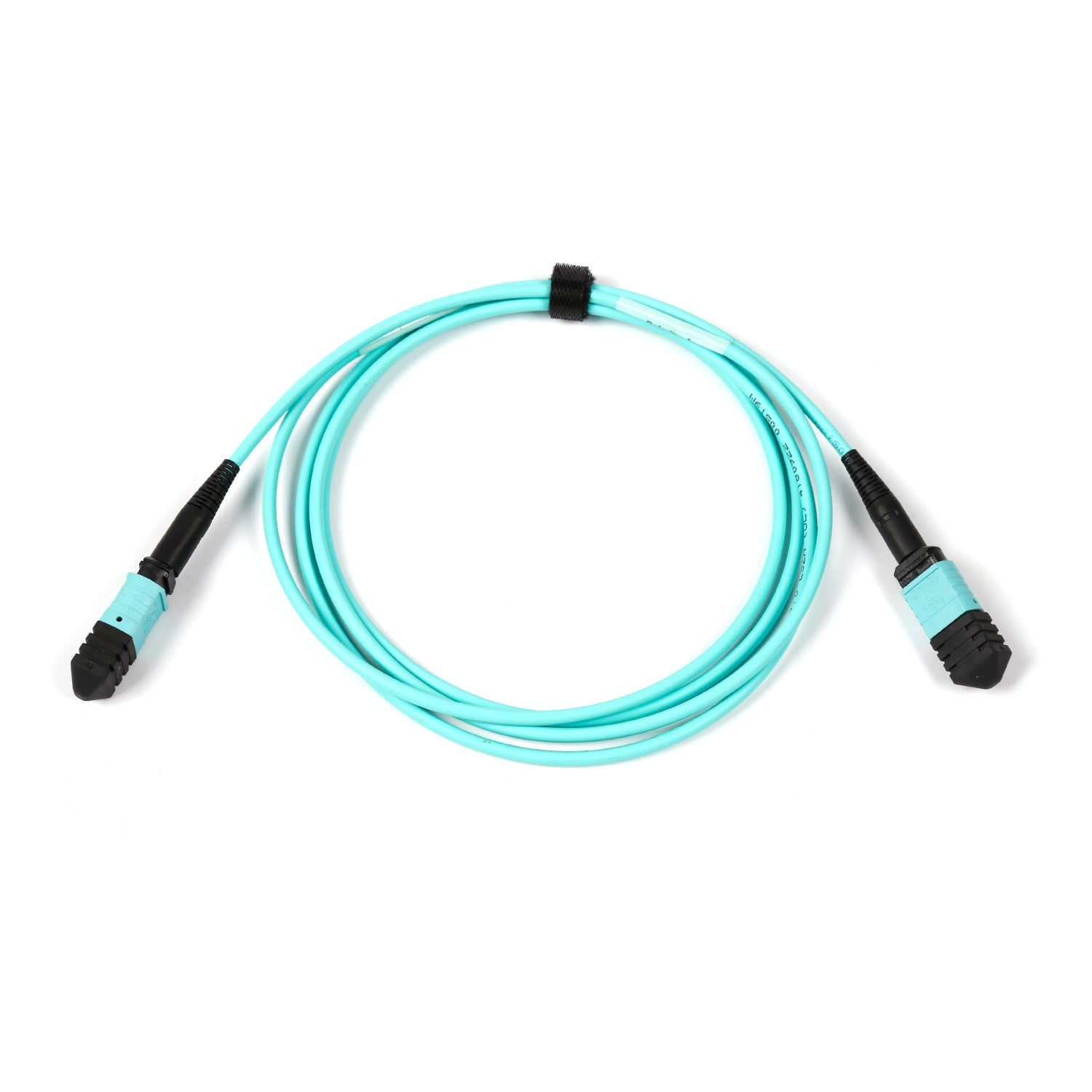 NSComm MPO Jumper Cables, MPO-12 UPC (Female) to MPO-12 UPC (Female), 12 Fibers, Multimode (OM3), OFNR, Low Loss, Polarity Type B