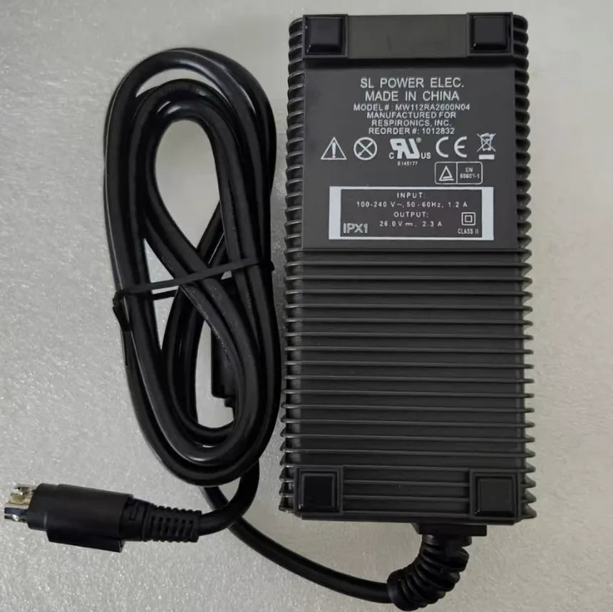 MW112RA2600N04 AC Power Adapter for Philips Respironics BiPAP Synchrony Ventilator