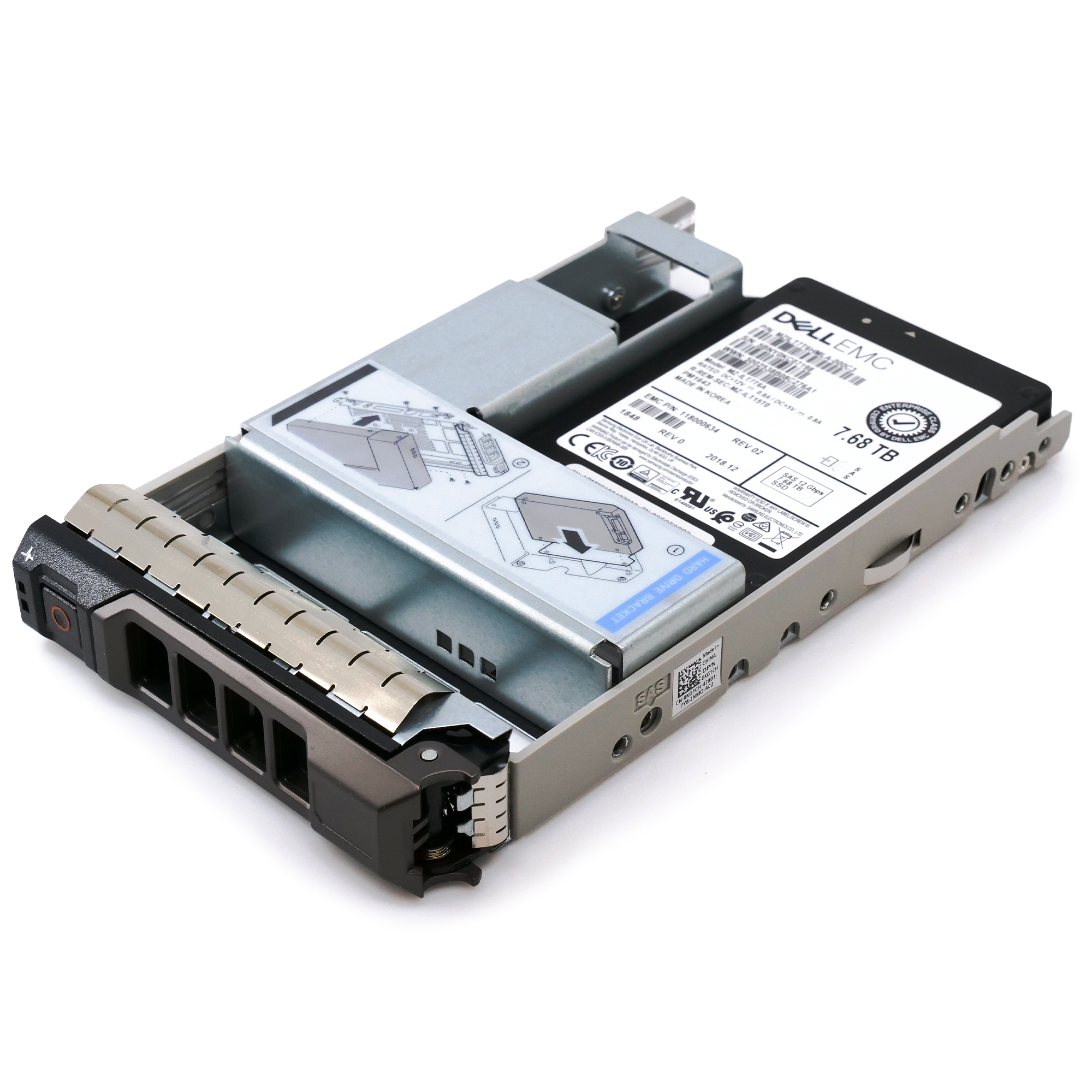 Dell EMC 118000634 G13 7.68TB SAS 12Gb/s 512e 1DWPD 3.5in Solid State Drive