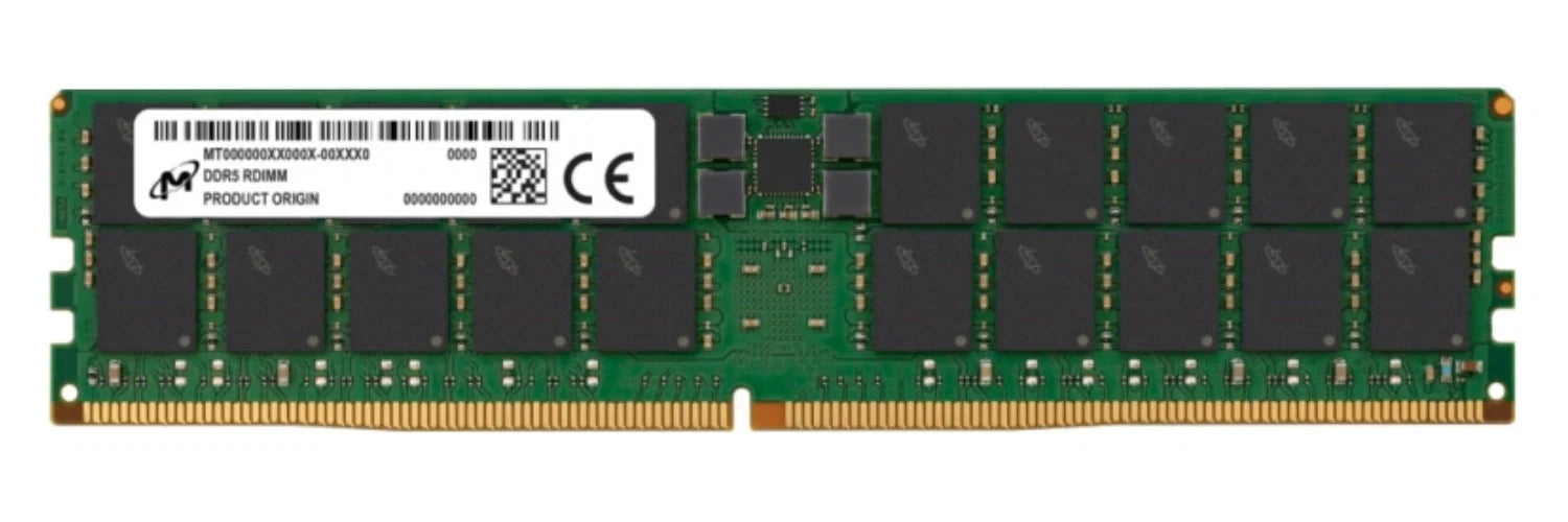 Micron 96GB DDR5 PC5-38400B-R 4800MT/s 2Rx4 ECC Registered Memory