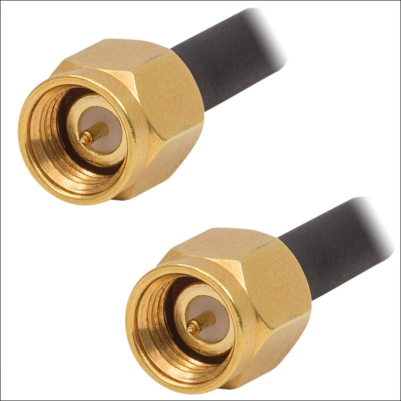 T-SMM24 - Microwave Cable, SMA Male to SMA Male, 24" (610 mm)