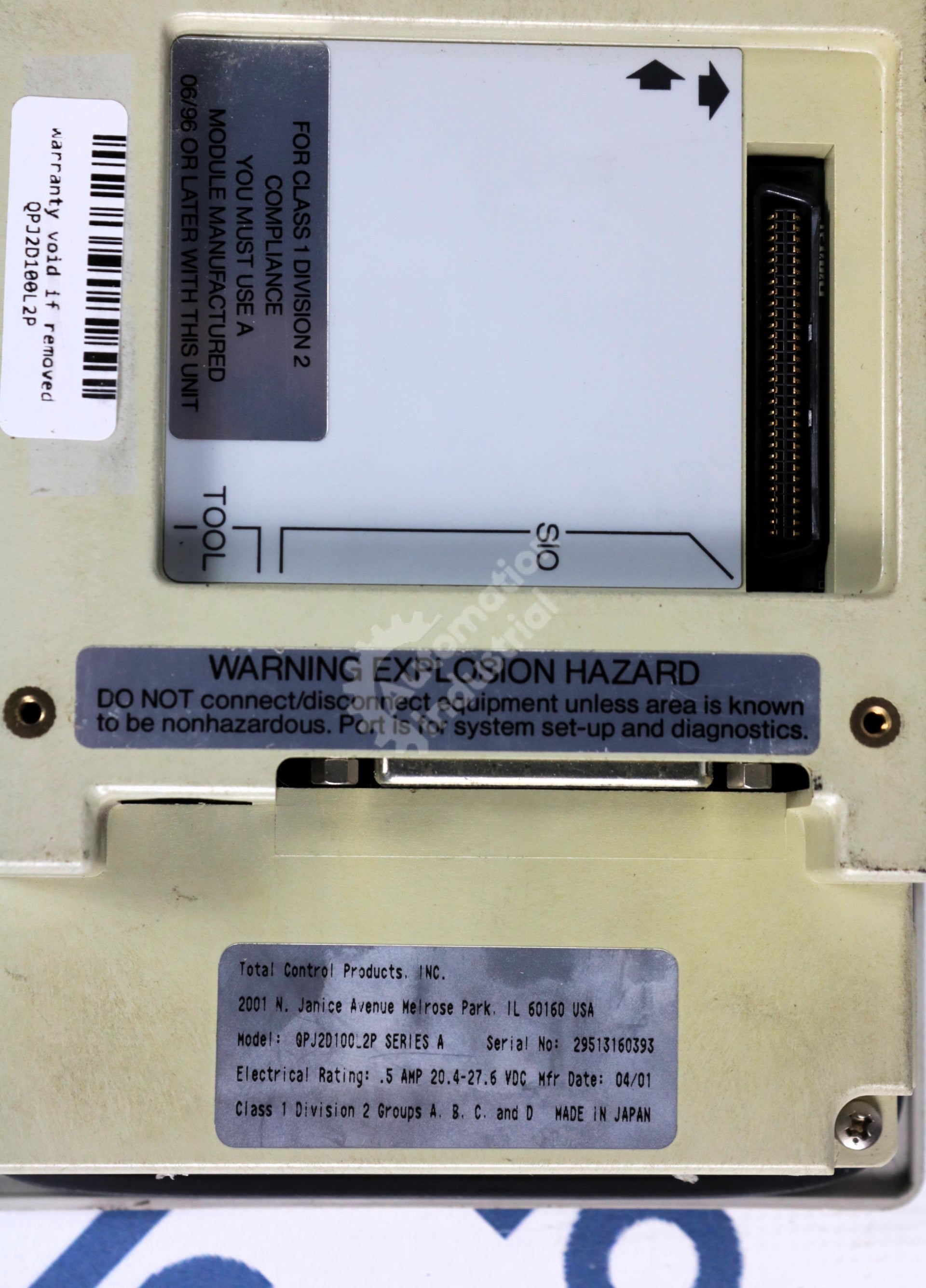 QPJ2D100L2P by GE Quick Panel GP270-LG31-24V 4.7 IN Operator Interface